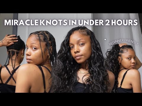 DIY Boho Braids in 2 hours! BODY WAVE MIRACLE KNOTS.. The Perfect Summer Style @LockBraids