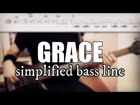 Grace - Jeff Buckley | Simplified bass line with tabs #221