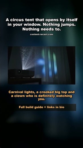 Creepy Circus — Halloween Window Projection (Free Loop + Gear List)