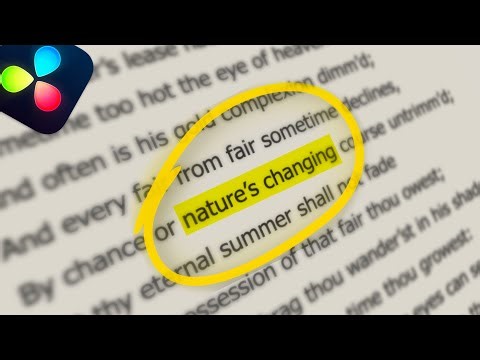 Animated Highlight Effect in DaVinci Resolve | Tutorial for Beginners