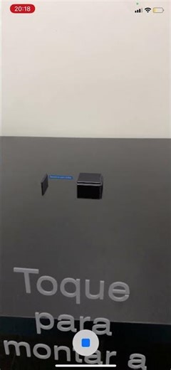 Este é meu protótipo de realidade aumentada feito no Reality Composer