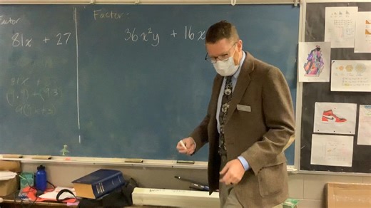 Algebra - Factoring a binomial expression using GCF