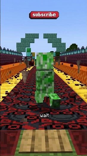 Minecraft, but Mob Lava Run Challenge!