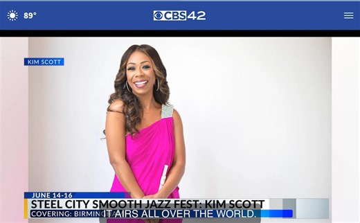 7.5K views · 365 reactions | For those who missed the CBS 42 interview, here it is! Get your Steel City Jazz Fest tickets today! See you Saturday! @steelcityjazzfest | Kim Scott Artist Page | Facebook