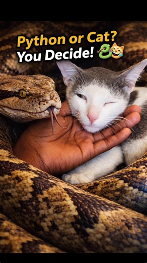 python or CAT ? you decide😼🐍 #shorts