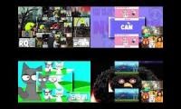 Mix of 4 videos from youtube : YTPMV Scan QuadParison