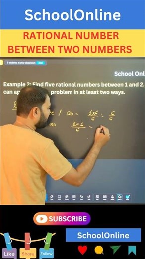 Rational numbers between two rational numbers #shorts #cbse #viral ‪@khangsresearchcentre1685‬