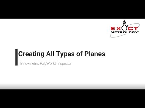 Training PolyWorks: Creating All Types Of Planes (PW2019)