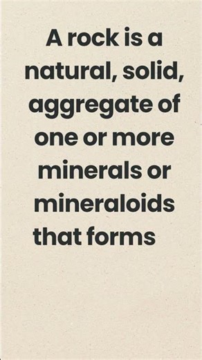 what is rock? #shortvideos #geology #netexam #upscexam #rock