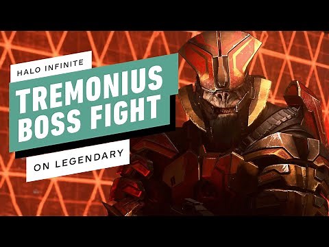 Halo Infinite Legendary Difficulty Tremonius Boss Fight [4K/60FPS]