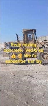 How to Loder baching plant or gernetor redy mixing concrete system #batchingplant #mixingplant #