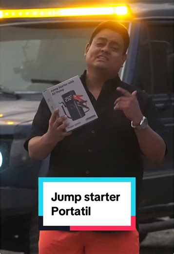 Arrancador portátil 4 en 1 para emergencias vehiculares