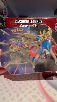 Open Slashing Legends: ZACIAN EX Tin With Me! ⚔️ #pokemon