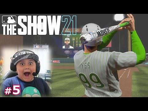 LUMPY YES HITS HIS FIRST HOME RUN! | MLB The Show 21 | DIAMOND DYNASTY #5