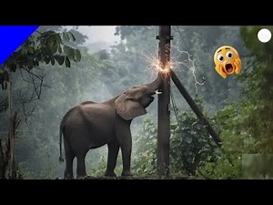 Shocking Moment When Animals Get Electric Shock! | Wildlife