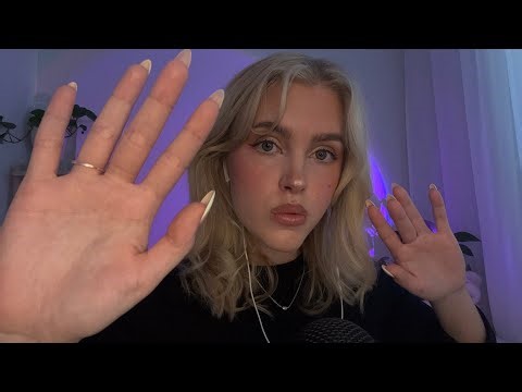 ASMR hand movements & mouth sounds