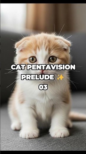 🐾 CAT PENTAVISION PRELUDE | Scottish Fold Kitten – 2 Months Old ✨