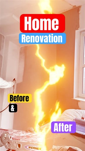 Home Renovation Before & After, using Wagner Control Pro 250M for Spray Painting
