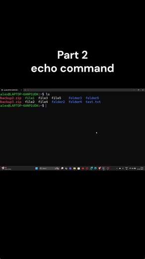 Tech Tutor on Instagram: "Echo Command in Linux: Use -e, Escape Characters & Redirect Output to Files In this tutorial, you’ll learn how the Linux echo command works with the -e option to enable escape characters such as new lines, tabs, and backslashes. You’ll also understand how to redirect command output to a file and how to append text without overwriting existing data. Additionally, this tutorial explains common real-world use cases of the echo command in shell scripting, automation, and ba