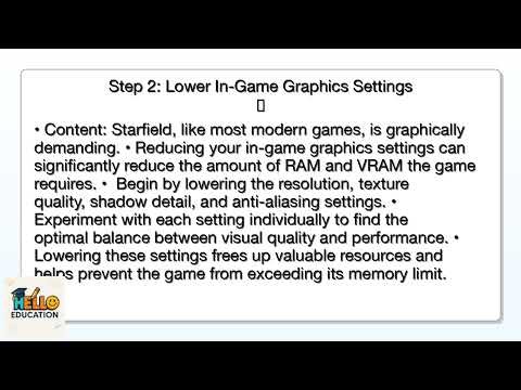 How To Fix The 'Out Of Memory' Error In Starfield Constellation