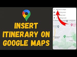 How to Insert Itinerary on Google Maps (2024) | Google Maps Tutorial