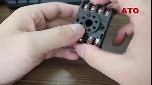 ATO Digital Timer Relay, 8 Pin, 85V-265V AC One Group Instantaneous and One Group Delay Output Time Delay Relay