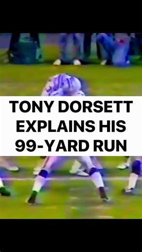 Tony Dorsett Breaks Down His 99 Yard Run #football #nfl #highlights #footballtiktok #cowboys