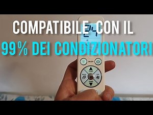 Telecomando universale che funziona con il 99% dei condizionatori!