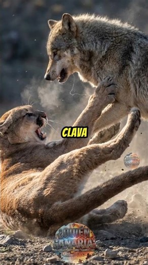 quién ganaría entre un puma y un lobo gris