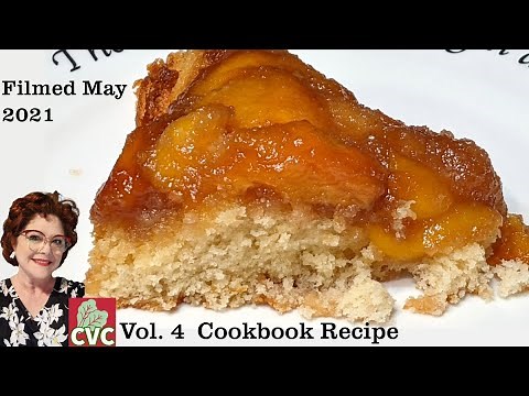 How to Make a Peach Cobbler Skillet Cake, Iron Skillet Cooking with CVC