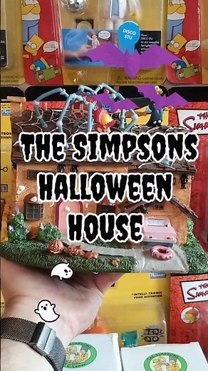 Simpsons Halloween House #thesimpsons #simpsons #simpsonscollection #trickortreat #homersimpson #toy