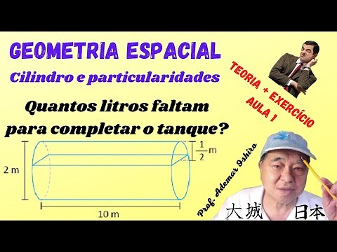 Cálculo do volume de gasolina consumido num reservatório cilíndrico-horizontal.