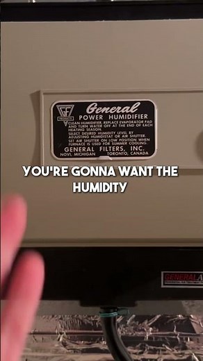 Furnace Humidifier Settings Explained | When to Adjust Humidity & Replace Filters #shorts