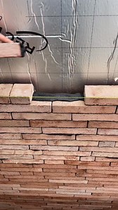 How To Lay Bricks For Beginners Using a line🥰🥰🧱🧱🧱🧱🧱 #reals #bricks #tricks #videos | Bricklayer
