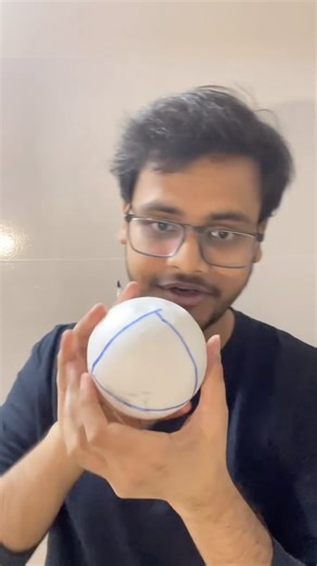 The Physics Tutor on Instagram: "Can a triangle exist with all right angles? #MathFacts #GeometryFun #SphericalGeometry #RightAngleTriangle #NonEuclidean #CurvedSpace #MathExplained #STEMEducation #EducationalContent #TriangleTrivia [non-Euclidean geometry, curved space, spherical triangle, math facts, right angle paradox, geometry fun, spherical geometry explained, educational content, math curiosity, triangle with 3 right angles]"