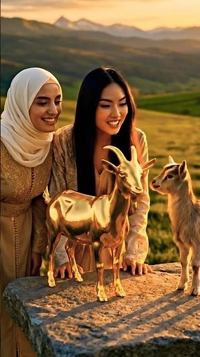 Greed Vs Sabr ✨❤️ | The Golden Goat Story - Mostafa Mostafa Naat | Islamic Reminder #shorts #islam