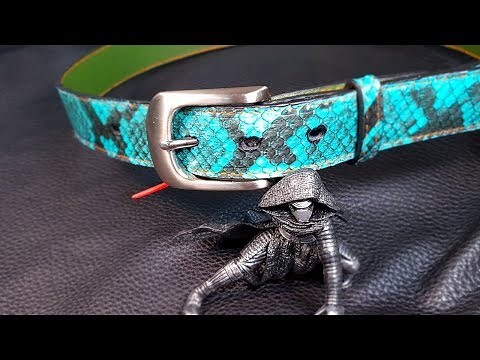 Making a SnakeSkin (Python) Belt