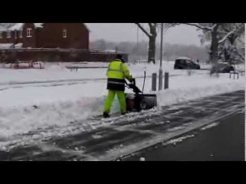 BCS 740 Two Wheel Tractor with Snow Plough Demo by Tracmaster UK