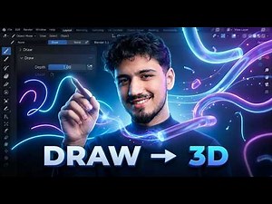 Draw Curves in Blender 5.1! (Instant 3D Objects)