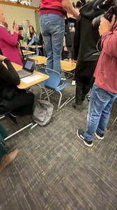 Guilford High School Global Studies & African-American History teacher Bryce Thomas is a Golden Apple Award Winner! The Golden Apple Foundation surprised him this afternoon with the announcement! | RPS 205