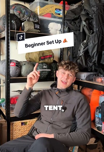 The Best Beginner Budget Camping Set Up ⛺️💸 #campinggear #wildcamping #camping #tent #outdoors