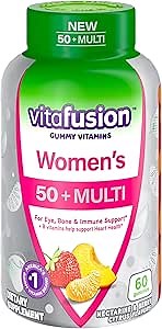 vitafusion Women's 50+ Daily Multivitamin, Gummy Vitamins, 60 Ct