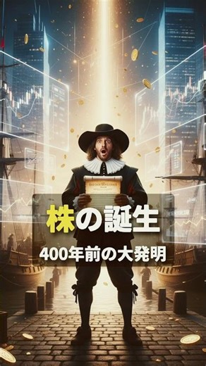 “株”の誕生、400年前の大発明 #株 #株式 #金融 #お金 #歴史