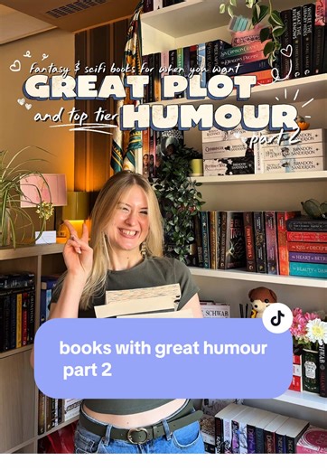 What book is missing from this list? 👀 Part two of my rapid-fire recommendations for books that deliver a genuinely addictive plot and laugh-out-loud humour - aka my personal sweet spot. I don’t know how it took me this long to fully realise it, but fantasy romcoms (and sci-fi with humour, and fantasy with lighter romance) have officially taken over my brain. There’s just something about a great story that also knows how to have fun - bonus points if it sneaks in a cute romance subplot and then