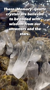 1.4K views · 180 reactions | These Lemurian Memory Quartz crystals are believed to be coded with ancient wisdom from our ancestors and the stars. #lemurian #lemurianquartz #memorykeeping #memoryquartz #quartz #lemuriancrystal | Spirit Magicka Crystals | Facebook