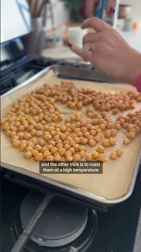 How to make crispy chickpeas in the oven