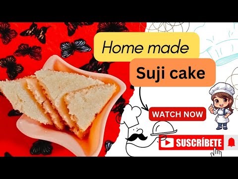 Suji cake|cake recipe|simple cake recipe|children' recipies|| Ingredients in description👇👇Tips👩‍👧‍👦
