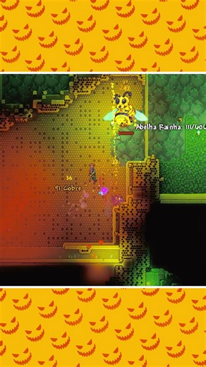 ABELHA RAINHA - TERRARIA ATÉ 1.4.5 MASTER MODE - MUNDO ETERNO #shorts