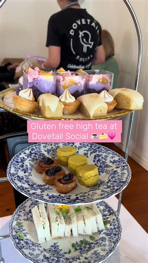 Would highly recommend getting together with a couple friends and having high tea at @Dovetail Social! They are one of my favourite gluten free cafes in Brisbane as a coeliac. 🥰 #glutenfree #glutenfreebrisbane #coeliac #glutenfreecafe #brisbane