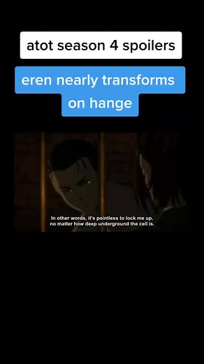 Eren Jeager Prison Scene Breakdown | Attack on Titan Season 4 Spoilers
